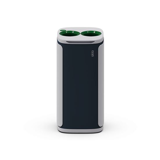 Obrázek z Odpadkový koš KOBRA WASTEE na sklo - 60 L / zelená