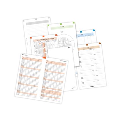 Obrázek Náhradní vložky do diářů ADK - A5 / sada týdenní