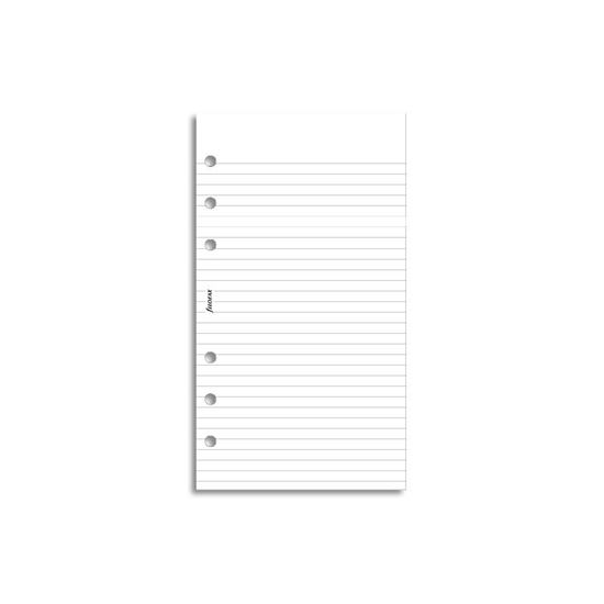 Obrázek z Náhradní vložka do diářů Filofax - osobní / papír linkovaný / 30 listů