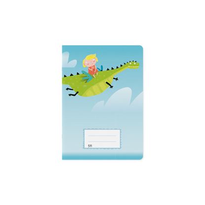 Obrázek Sešit školní ŠKOLÁČEK 511 / 10 listů / A5 / linka 20 mm