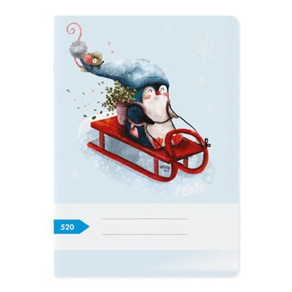 Obrázek Sešit školní ŠKOLÁČEK 520 / 20 listů / A5 / čistý