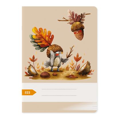 Obrázek Sešit školní ŠKOLÁČEK 523 / 20 listů / A5 / široká linka