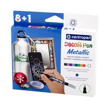Obrázek Popisovač Centropen DECOR PEN Metallic 2737 / 8+1