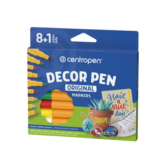 Obrázek z Popisovač Centropen DECOR PEN 2738 / 8+1
