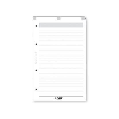 Obrázek Náhradní vložky do diářů ADK - A5/ poznámkové listy / 50 listů