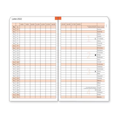 Obrázek Náhradní vložky do diářů ADK - A5 / měsíční