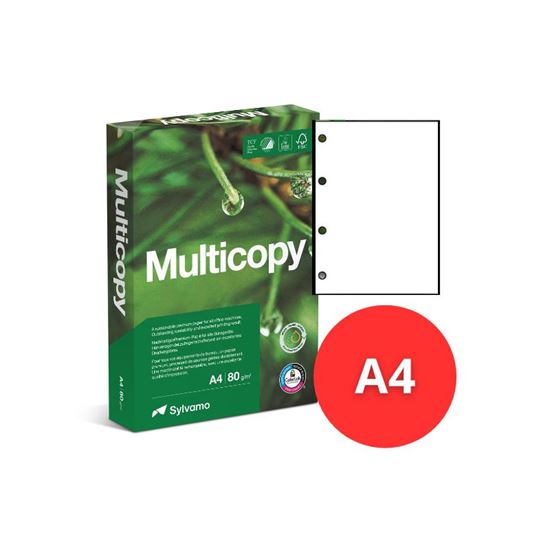 Obrázek z Xerografický papír Multicopy - A4 80 g / 500 listů / 4 díry