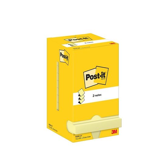 Obrázek z Samolepicí bločky Post-it - Z bločky - žlutá / 12 x 100 lístků