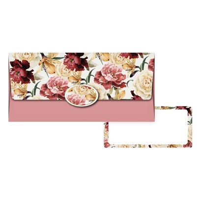 Obrázek Obálka na peníze - květy