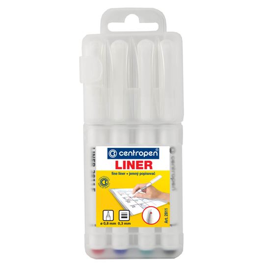 Obrázek z Liner Centropen 2811 F / sada 4 ks