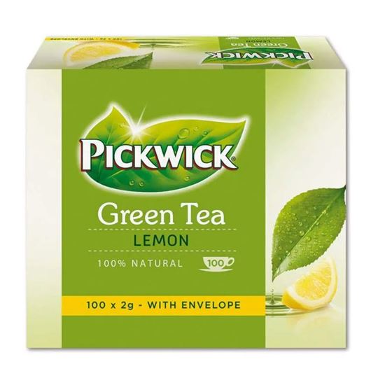 Obrázek z Čaj Pickwick - Green Tea Lemon / 100 ks