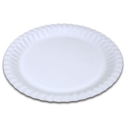 Obrázek Tácky papírové - kulaté / průměr 230 mm / 100 ks