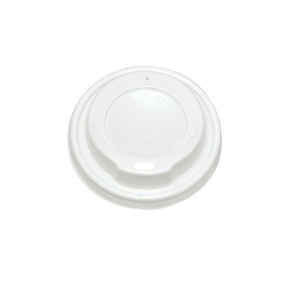 Obrázek Víčka na papírové kelímky Coffee - na 200 / 300 ml / 100 ks bílé