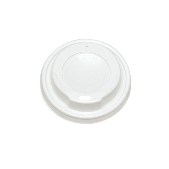 Obrázek z Víčka na papírové kelímky Coffee - na 200 / 300 ml / 100 ks bílé
