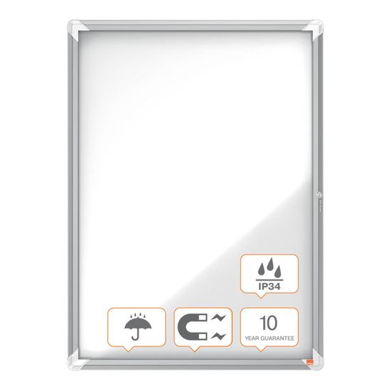 Obrázek z Vitrína Nobo Premium Plus - venkovní / magnetická / 9 x A4