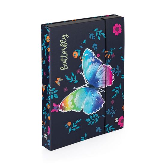 Obrázek z Box na sešity A4 JUMBO - Motýl