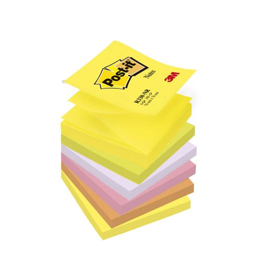 Obrázek z Samolepicí bločky Post-it - Z bločky - mix neonových barev / 6 x 100 lístků