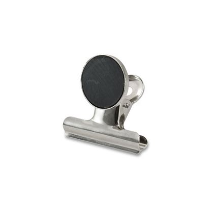 Obrázek Klipy kovové stříbrné - 31 mm + magnet