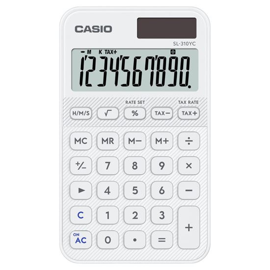 Obrázek z Kalkulačka Casio SL 310 YC - 10 míst / bílá