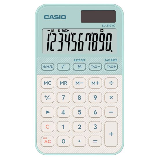 Obrázek z Kalkulačka Casio SL 310 YC - 10 míst / zelená