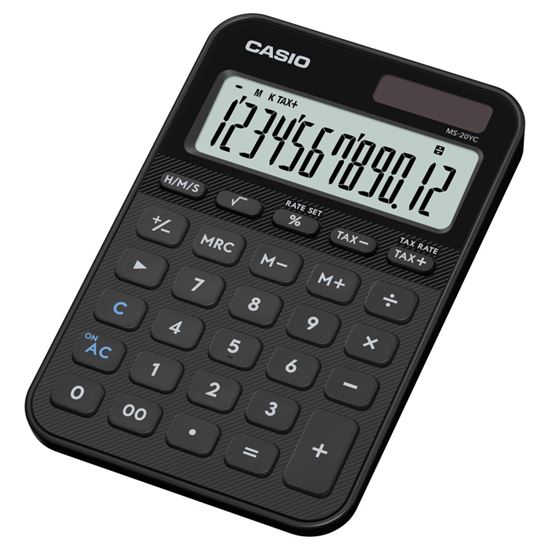 Obrázek z Kalkulačka Casio MS 20 YC - 12 míst / černá