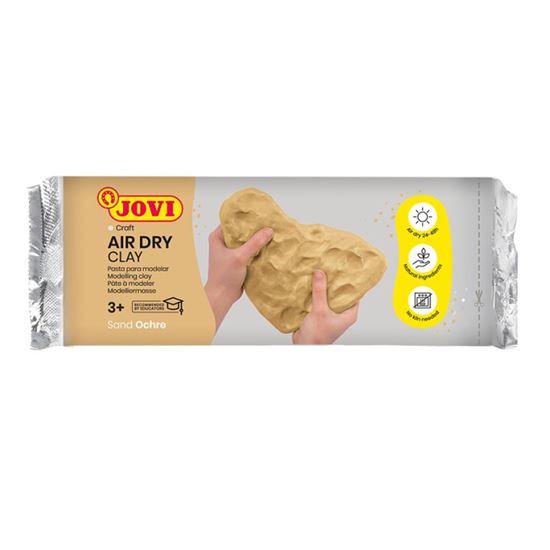 Obrázek z Modelovací samotvrdnoucí hmota JOVI - okrová / 1 kg