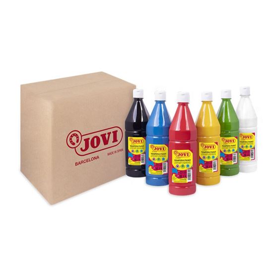 Obrázek z Tekuté temperové barvy JOVI PREMIUM - 6 x 1000 ml