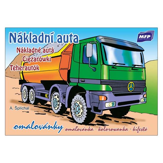 Obrázek z Omalovánky A5 - Nákladní auta