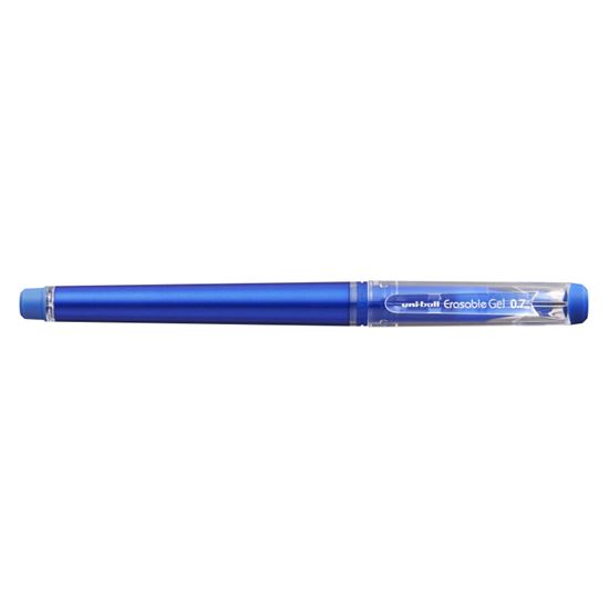 Obrázek z Gelový roller UNI UF-222 gumovací - modrá