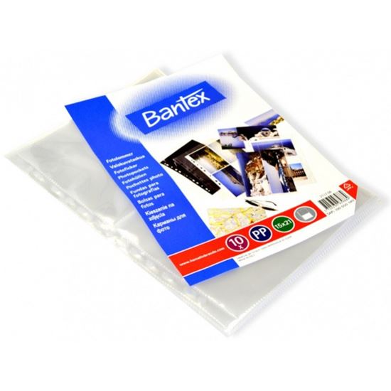 Obrázek z Závěsný obal Bantex - A4 silný / kapsy na foto 15 x 21 / 10 ks