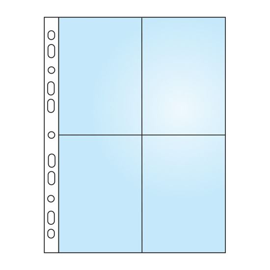 Obrázek z Závěsný obal Bantex - A4 silný / kapsy na foto 9 x 13 / 10 ks