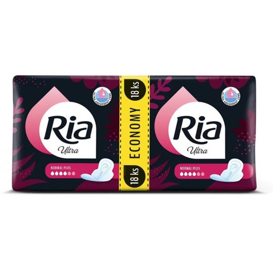 Obrázek z Ria Ultra Normal Plus duopack dámské vložky - 18 ks