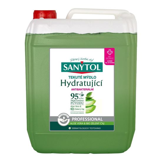 Obrázek z Mýdlo dezinfekční Sanytol Professional - aloe vera / 5 l