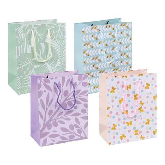 Obrázek z Dárková taška - Pastel mix / 18 x 23 x 10 cm