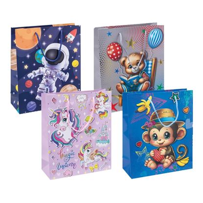 Obrázek Dárková taška - Kids mix / 25 x 30 x 10 cm