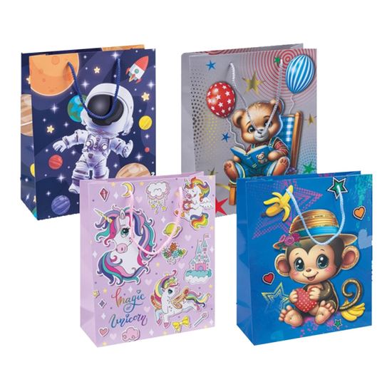 Obrázek z Dárková taška - Kids mix / 25 x 30 x 10 cm