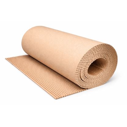 Obrázek Vlnitá lepenka - role šíře 105 cm / návin 10 m