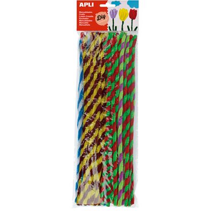 Obrázek Modelovací drátky APLI Twist / 30 cm / mix barev