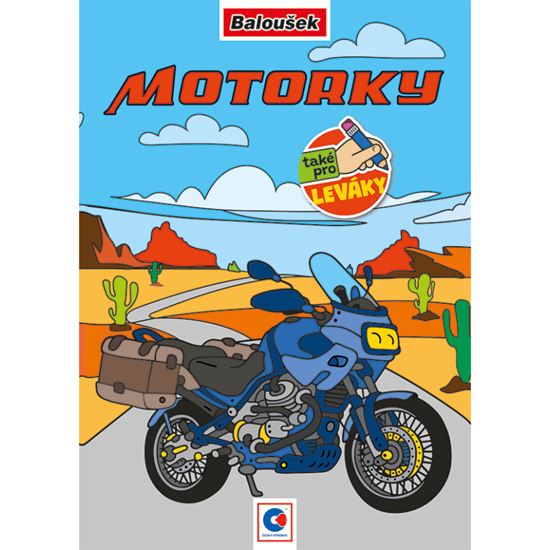 Obrázek z Omalovánka A5 - Motorky