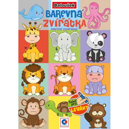 Obrázek Omalovánka A5 - Barevná zvířátka