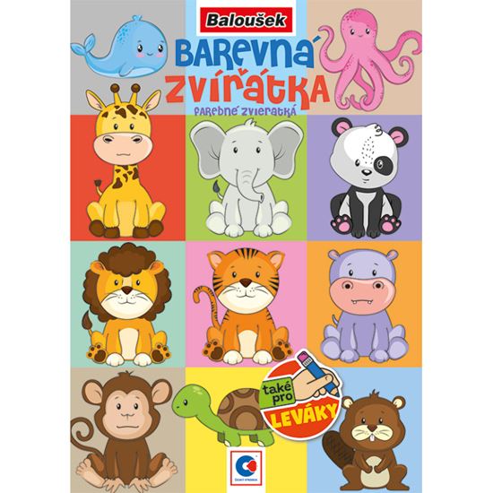 Obrázek z Omalovánka A5 - Barevná zvířátka