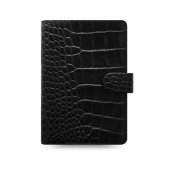 Obrázek z Diář Filofax Classic Croc - osobní / černá