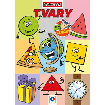 Obrázek Omalovánka A5 - Tvary