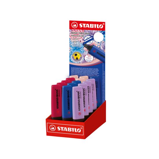 Obrázek z Zvýrazňovač STABILO® BOSS NatureCOLORS Wildflower / sada 15 ks