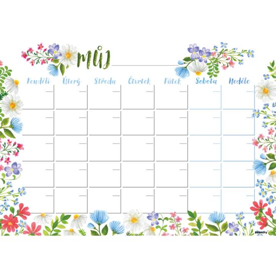 Obrázek z Plánovač měsíční A4 - Luční