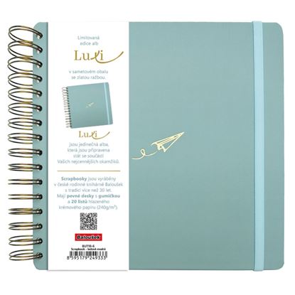 Obrázek Fotoalbum Luxi - 21 x 21 cm / ledově modrá vlaštovka