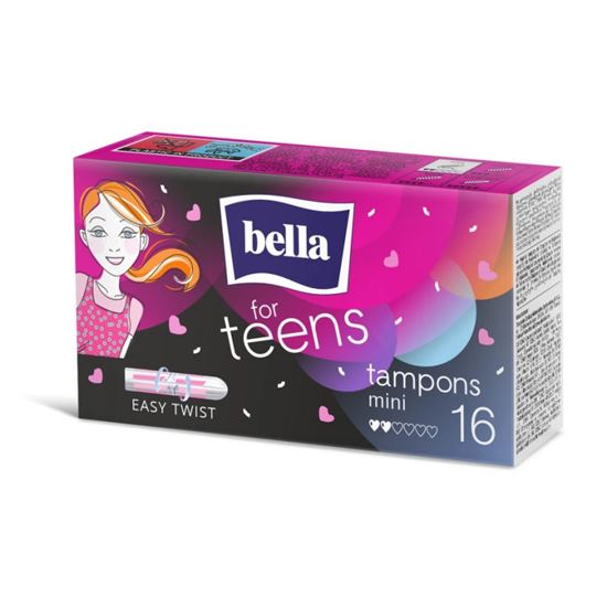 Obrázek z Bella for Teens mini dámské tampony - 16 ks