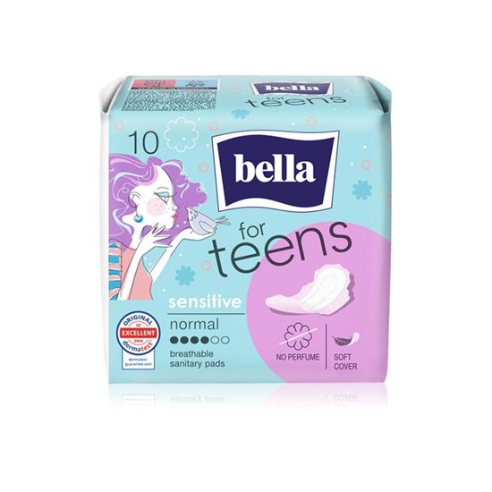 Obrázek z Bella Teens Ultra wings Sensitive dámské vložky - 10 ks