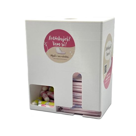 Obrázek z Zásobník na hygienické vložky a tampony - plast