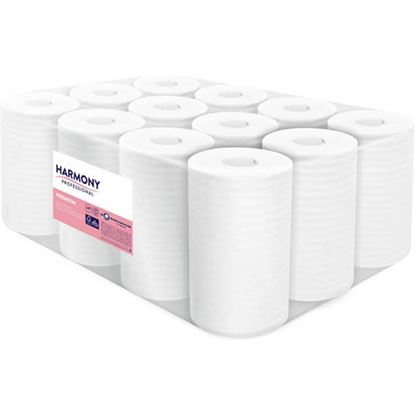 Obrázek Papírové ručníky v rolích - Harmony Professional / Midi / 55 m
